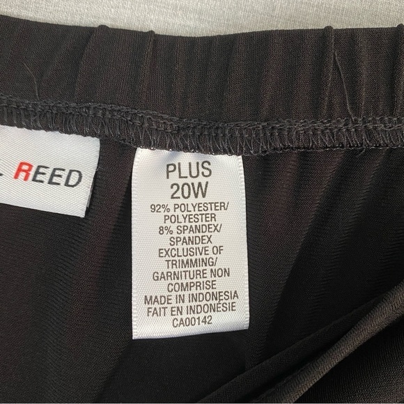 Skater Skirt Carroll Reed Womens Plus 20W Black Stretchy Flare Elastic Waist - Picture 5 of 8